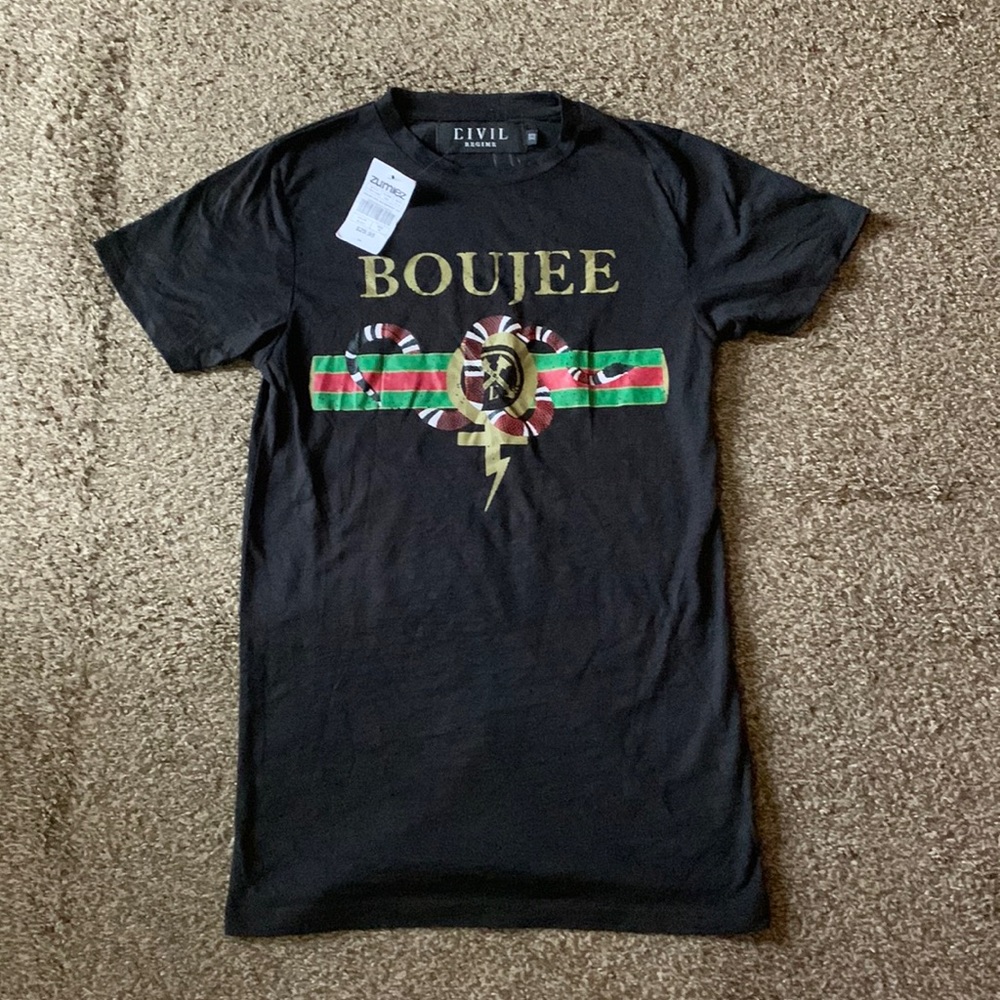 Brand New Zumiez Boujee Tee Size Women’s X-Small/Youth Small